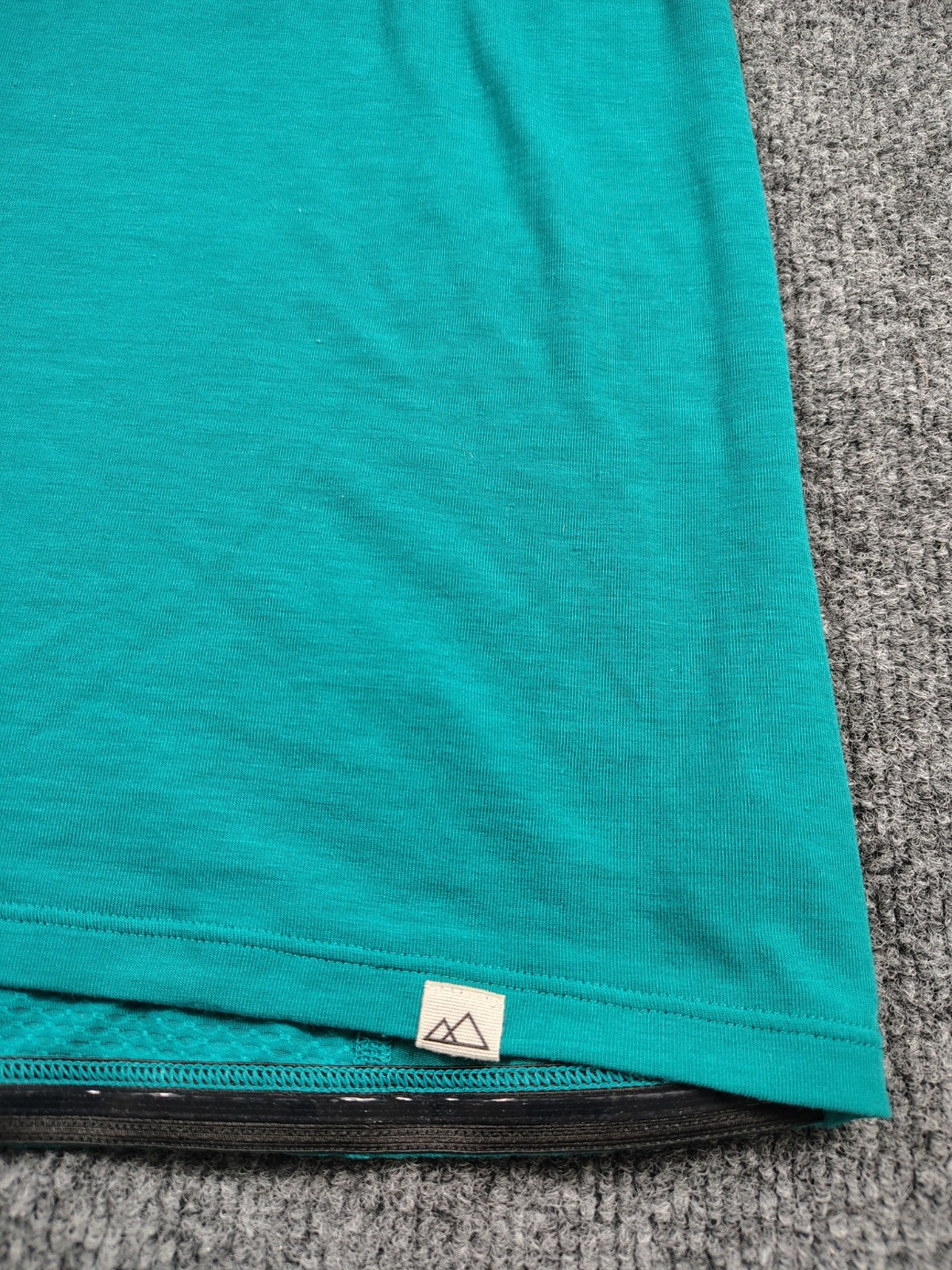 Wild Rye Cycling Shirt Womens 14 Teal Mountain Biking Stretch Quick Dry Wool