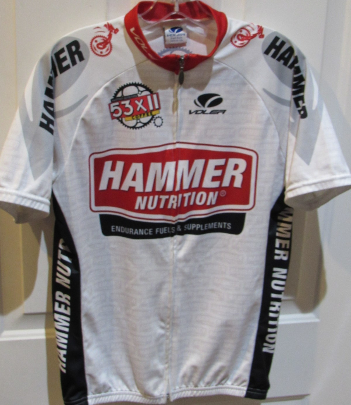 VOLER Cycling Jersey Hammer Nutrition men’s XL w/ 3 Back Pockets multi-color