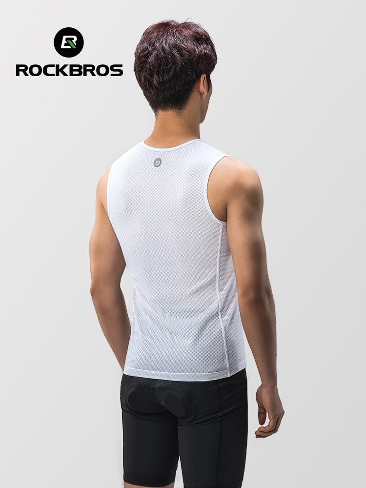Rockbros Bike Vest Breathable Men’s Sleeveless Short Summer Undershirt Windbreak
