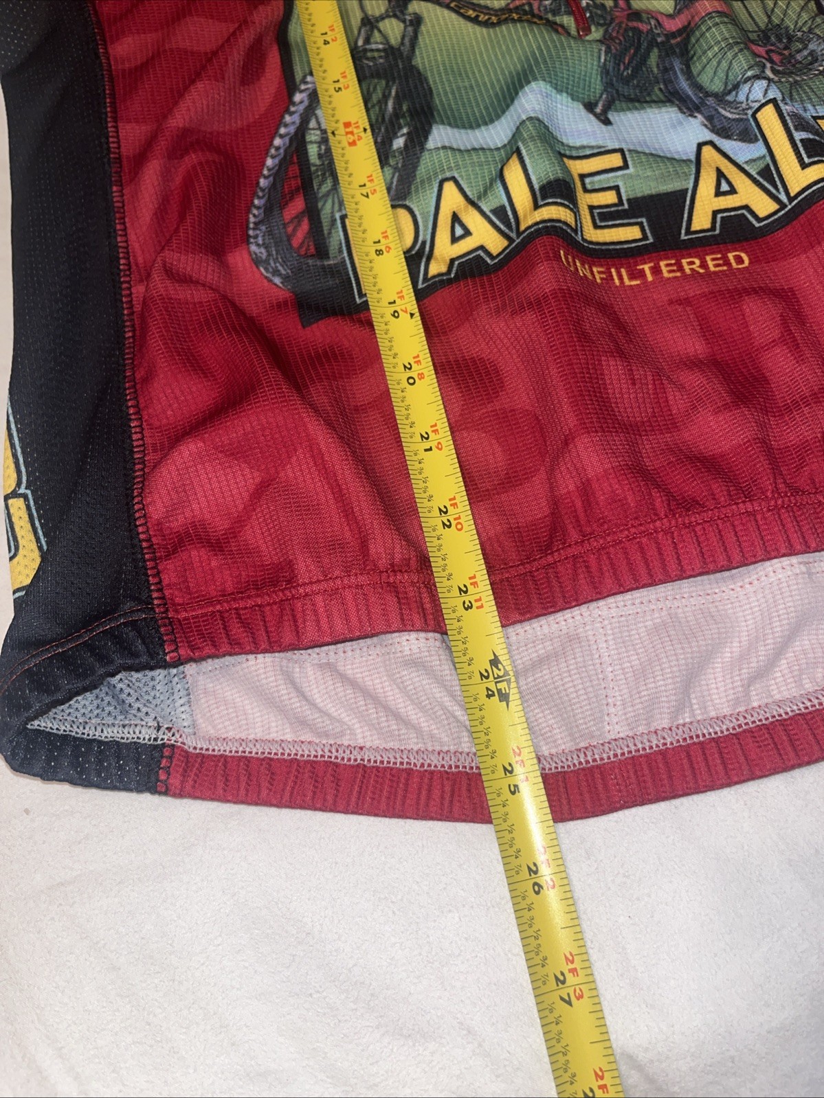 Cannondale Bicycling Jersey XL Squatters Beer 3/4 Zip Elastic Waist Rear Pockets