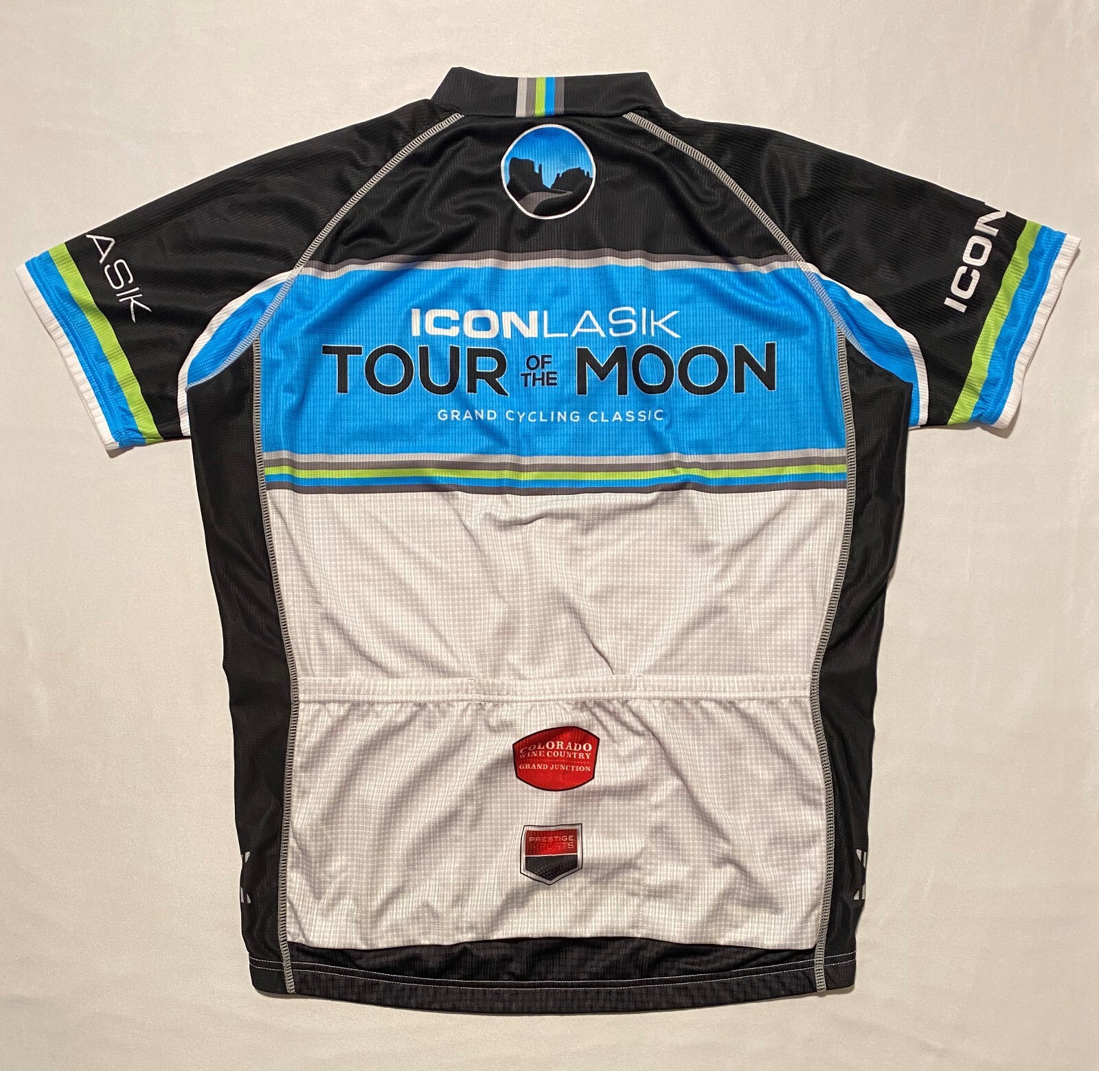 Shaver Sport Tour Of The Moon Grand Cycling Classic Full Zip Men’s Jersey Size L