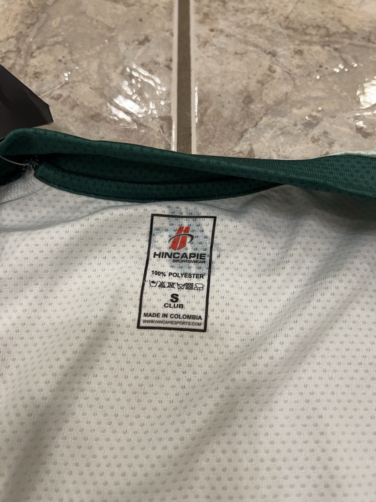 NEW NWT Mens Small HINCAPIE Green Cancer Survivor Full Zip Cycling Jersey
