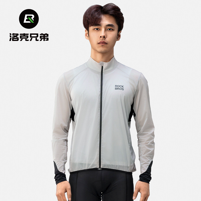 Rockbros MTB Road Bike Windbreak Jacket Sporting Jersey Breathable Sweat-wicking