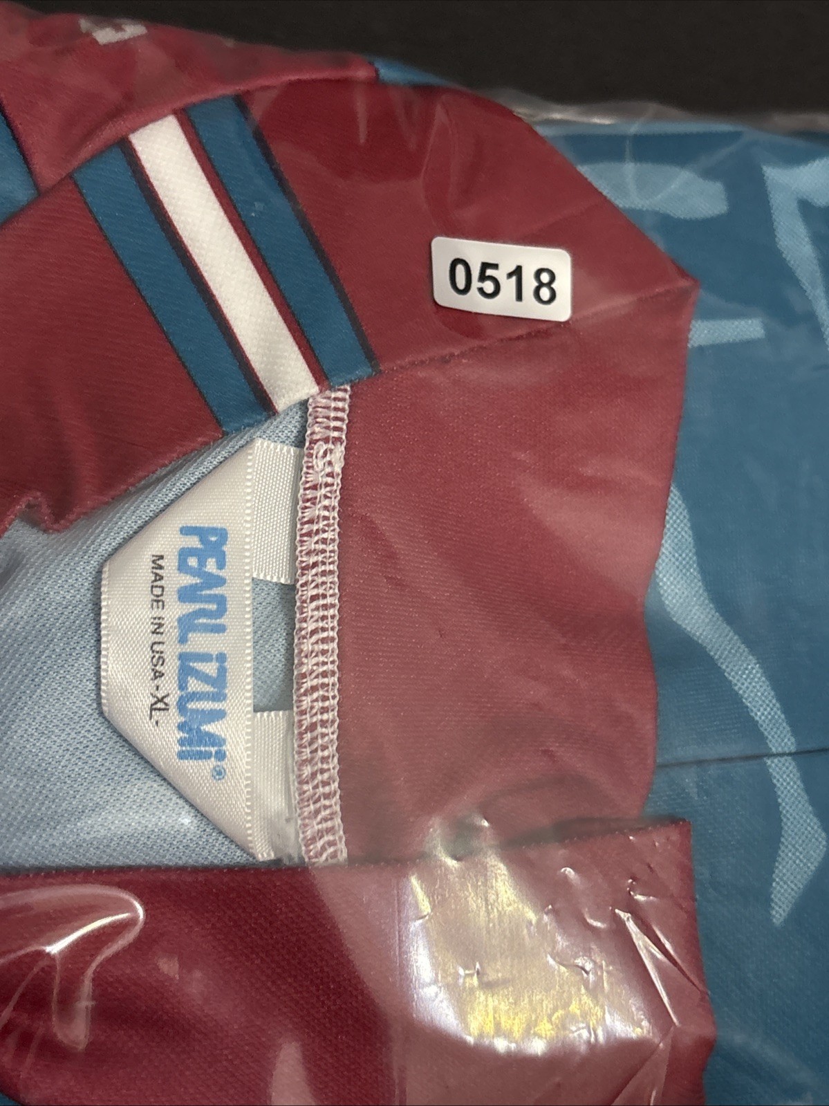 PEARL IZUMI Custom Men’s XL Cycling Jersey 3/4 Zip Pockets Multicolor Back Pkts
