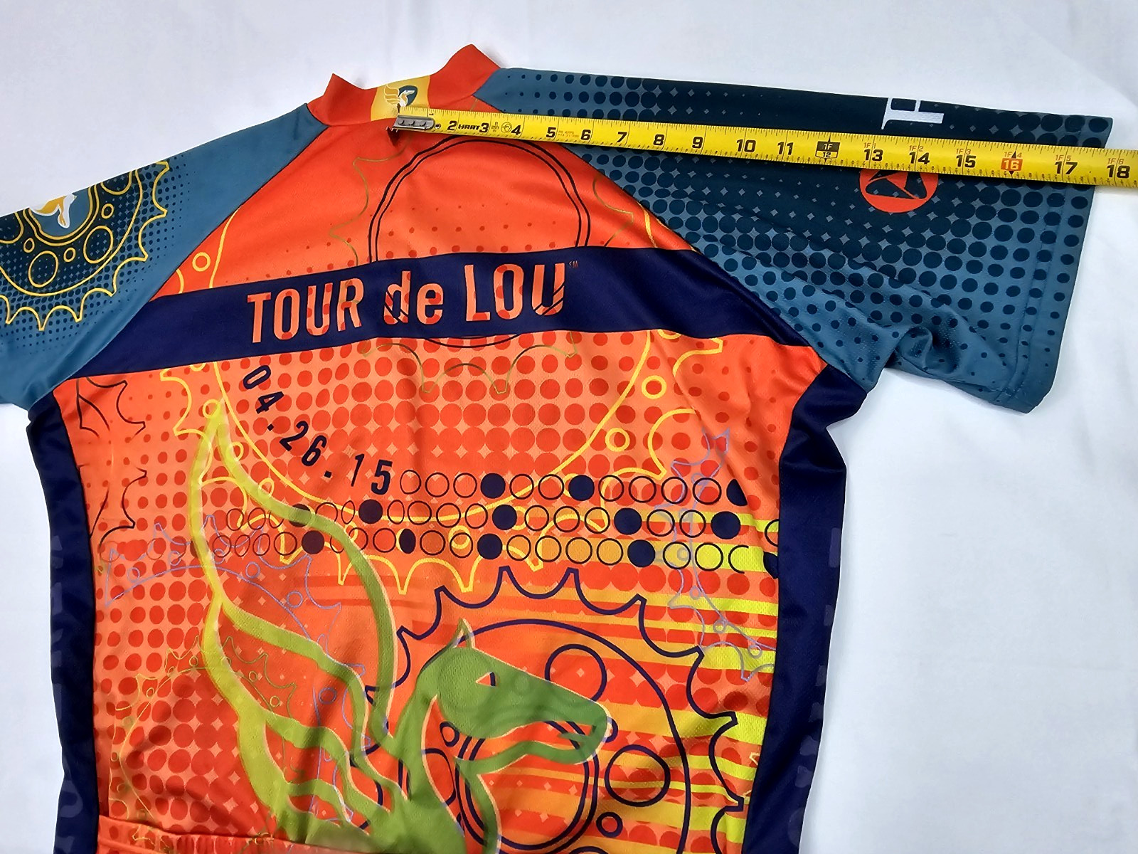 Peak 1 Sports Cycling Jersey Unisex 2XL (48″ Chest) Tour Lou Kentucky Derby 2015
