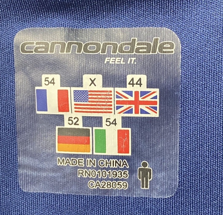 Cannondale Performance Classic Men’s Short Sleeve Cycling 3/4 Zip 4 Pockets XL