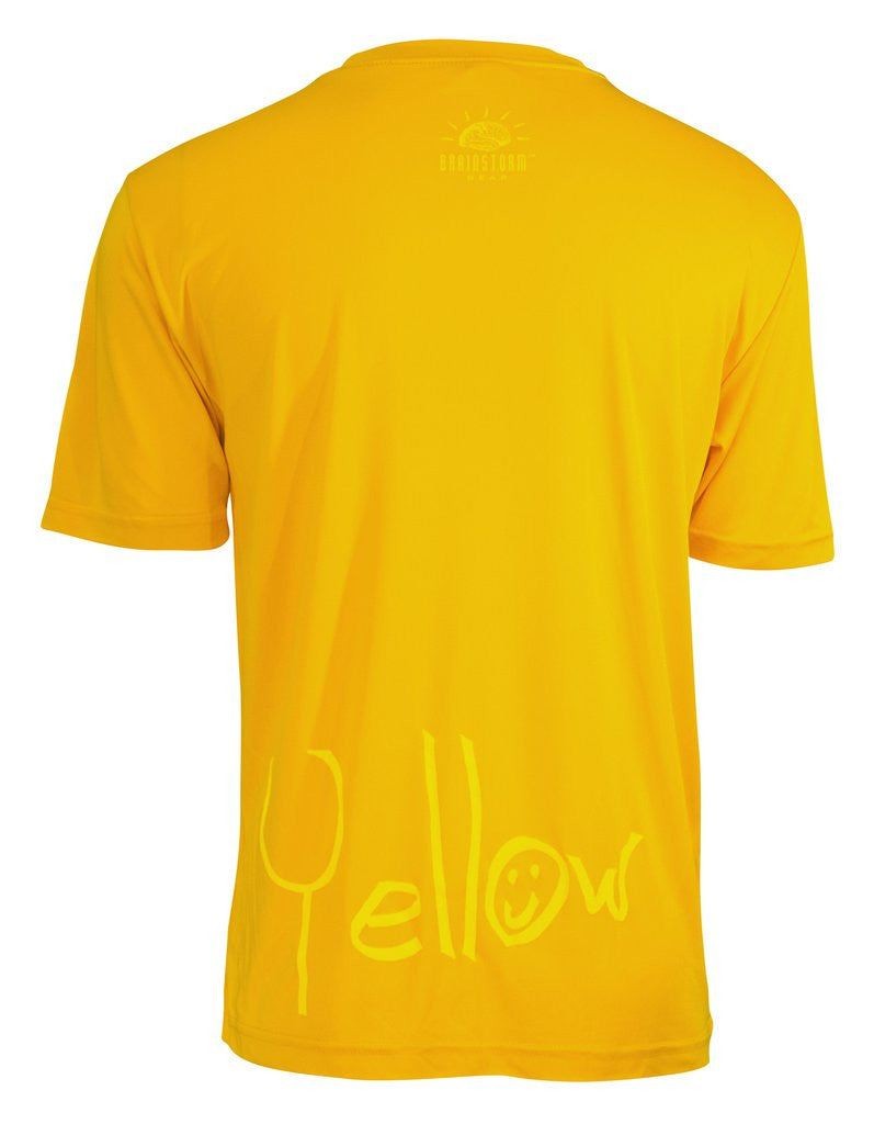 Brainstorm Gear Men’s M&M’s “Signature” Tech Shirt Yellow 2XL
