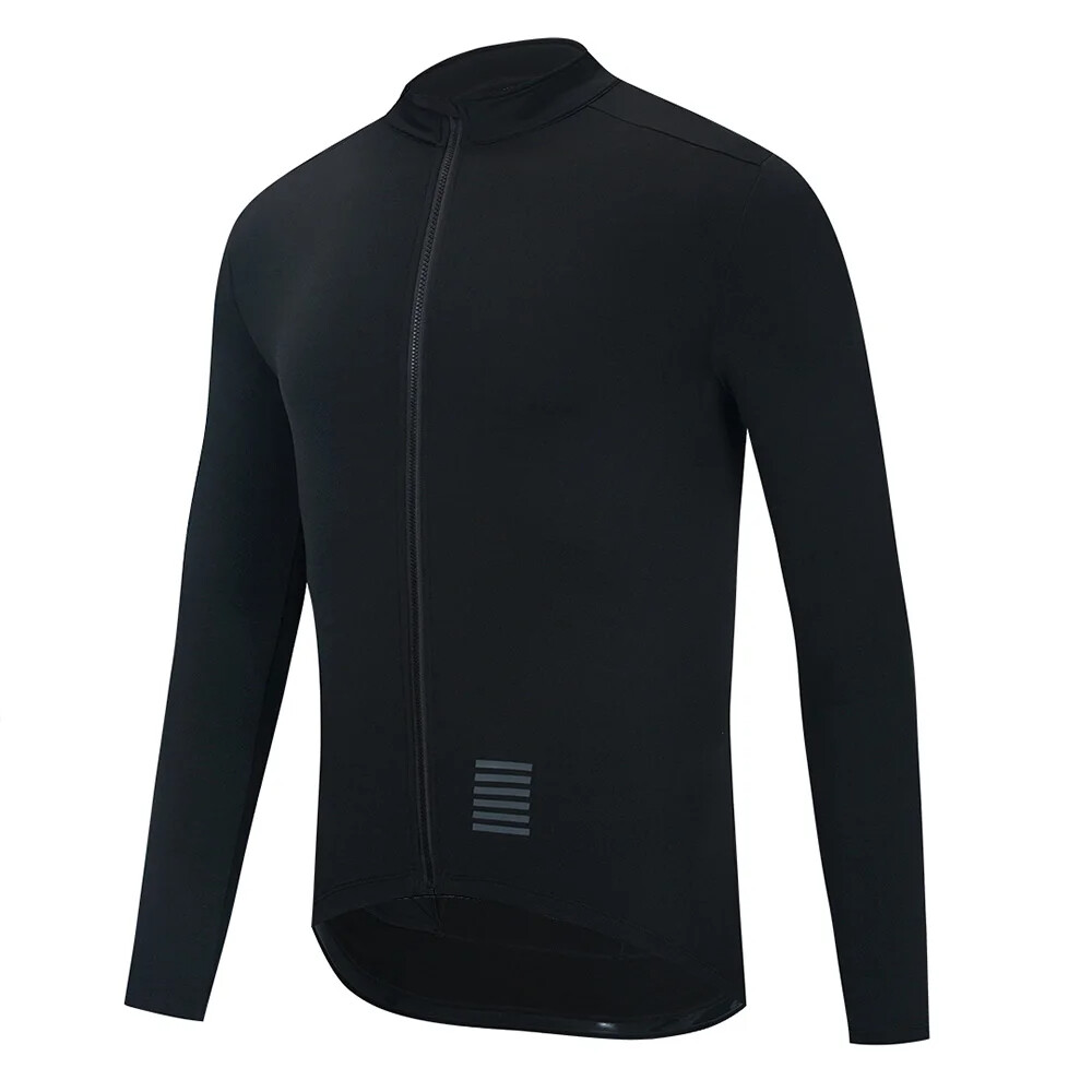 Winter Cycling Jersey Men Thermal Fleece Bicycle Clothing Road Bike Tops 5-15℃
