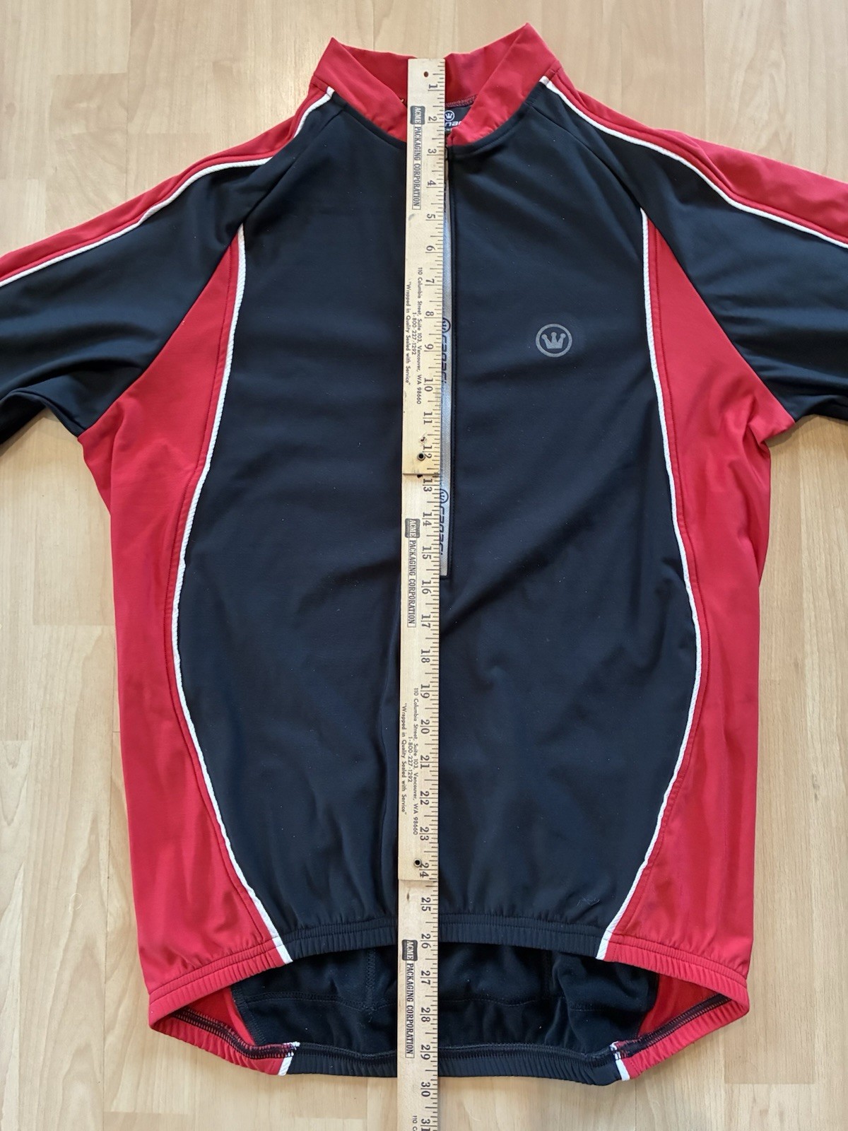 Canari Men’s Long Sleeve Cycling Jersey – Light Thermal – XL – 3/4 Zip – Pockets