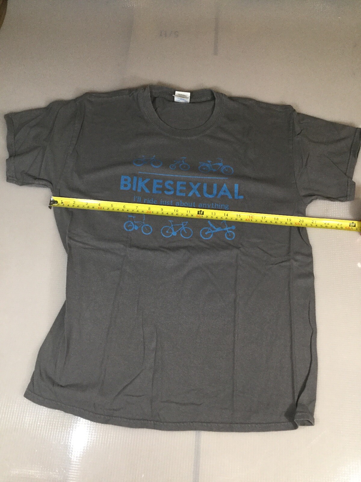 Gildan Mens Size Large L Casual Cycling Shirt (6930-28)