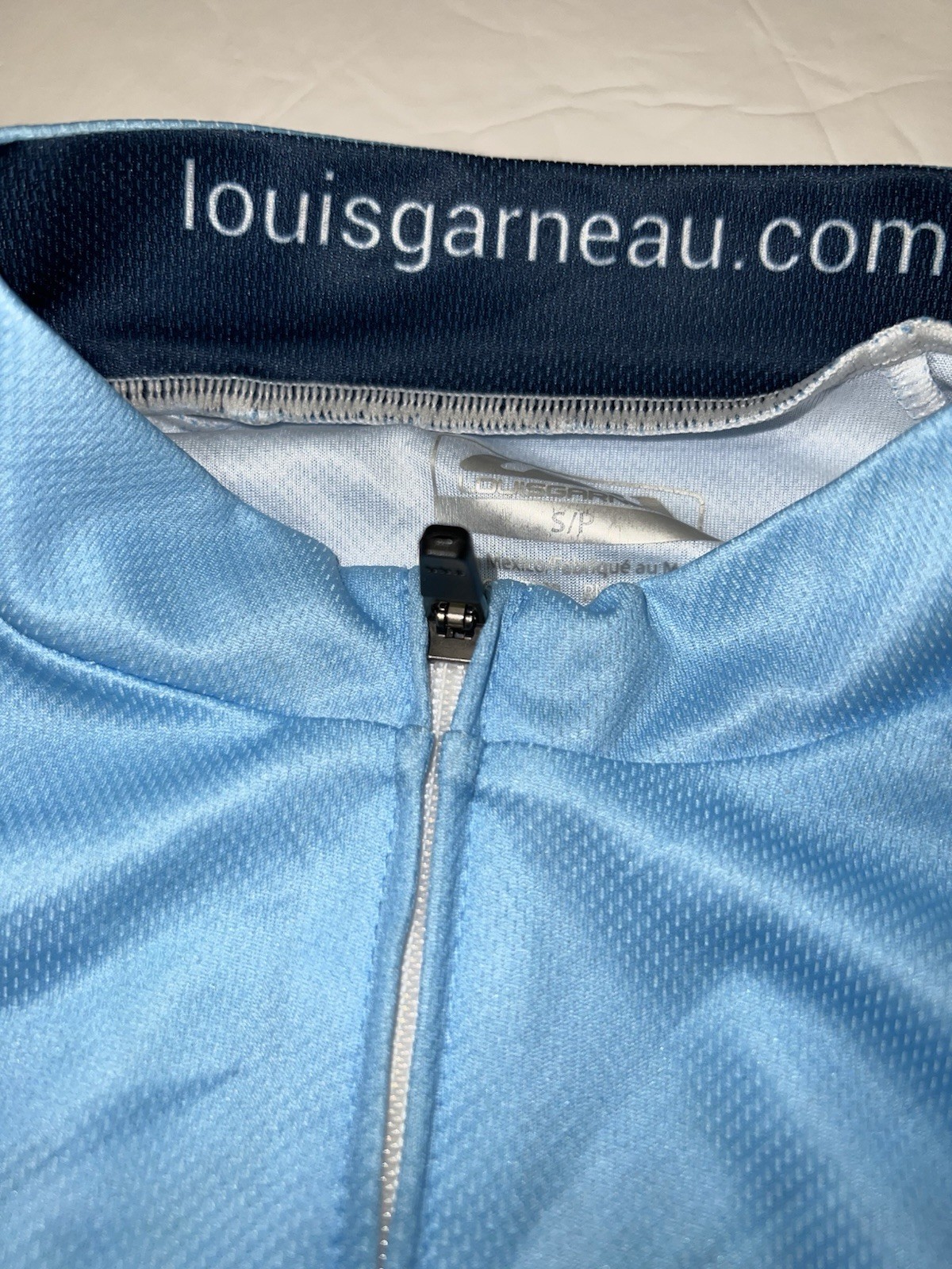Louis Garneau Men’s Full Zip Racing Cycling Bike Short Sleeve Jersey Size Small