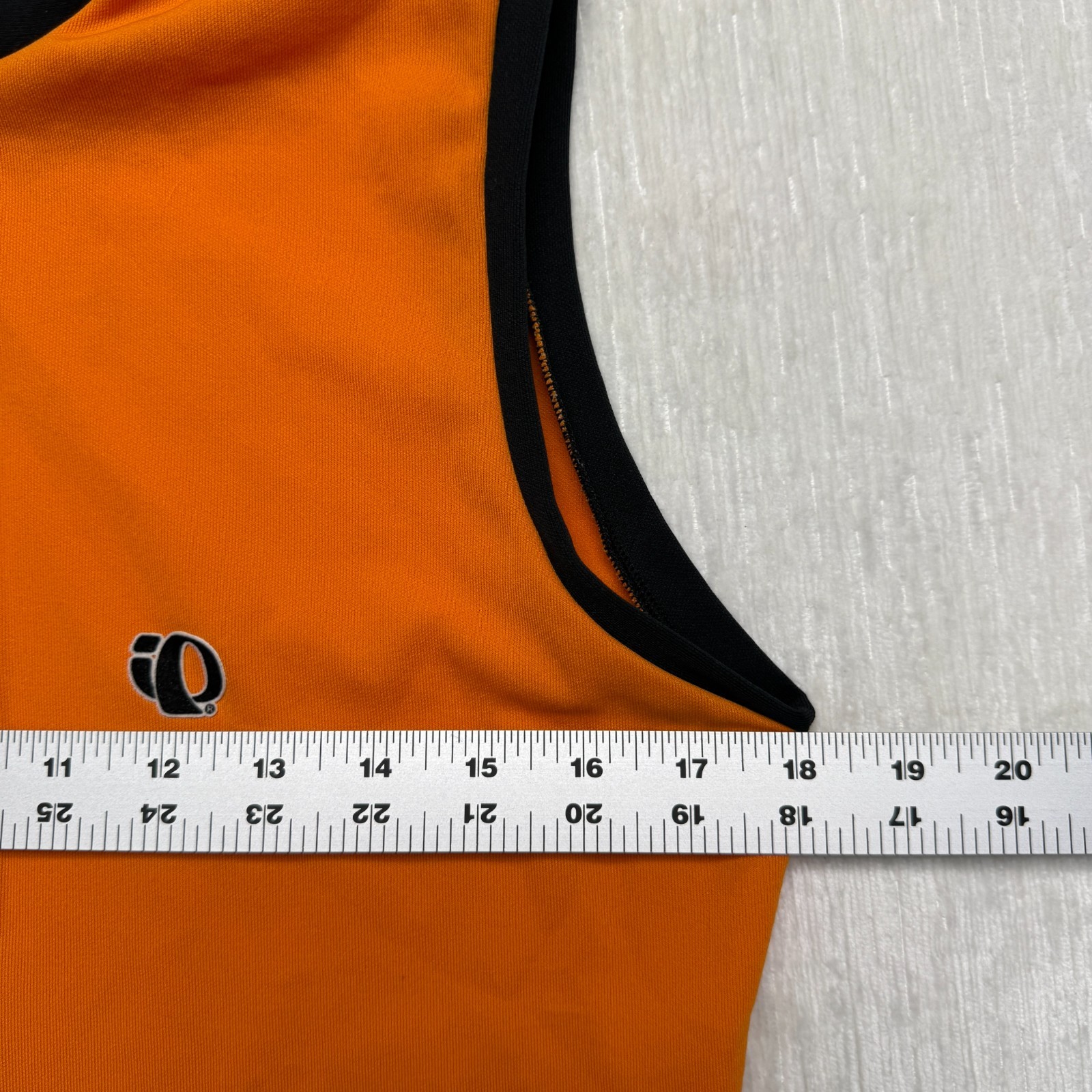 VTG Pearl Izumi UltraSensor Cycling Jersey Mens L Orange Rear Pockets Sleeveless