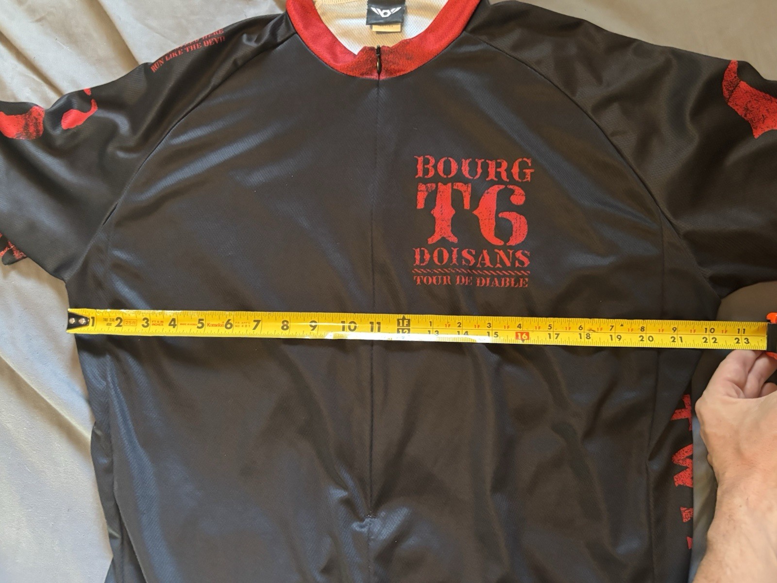 Vintage Twin Six Cycling Jersey Size 2XL Black Red 90s USA Tour De Diable