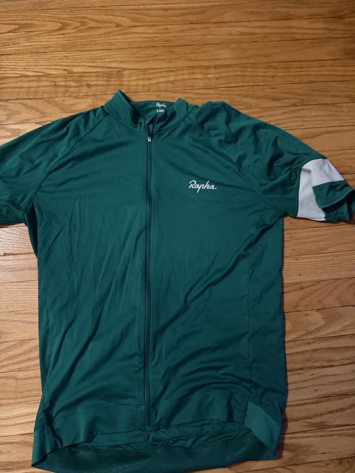 Rapha Cycling Core Jersey Men’s Size X-Large In Green/ White