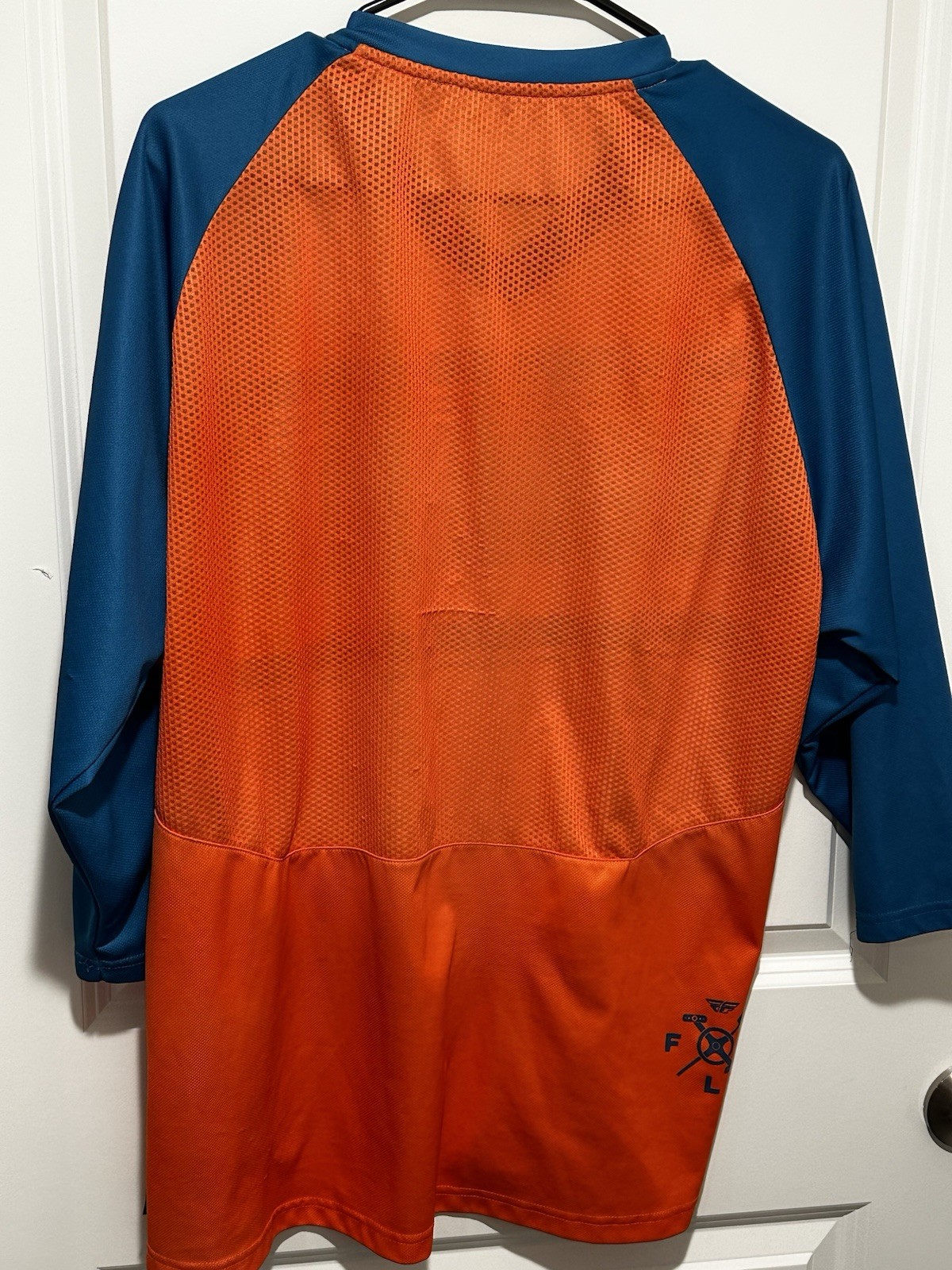 FLY racing Cycling Jersey Men’s Large Orange And Blue