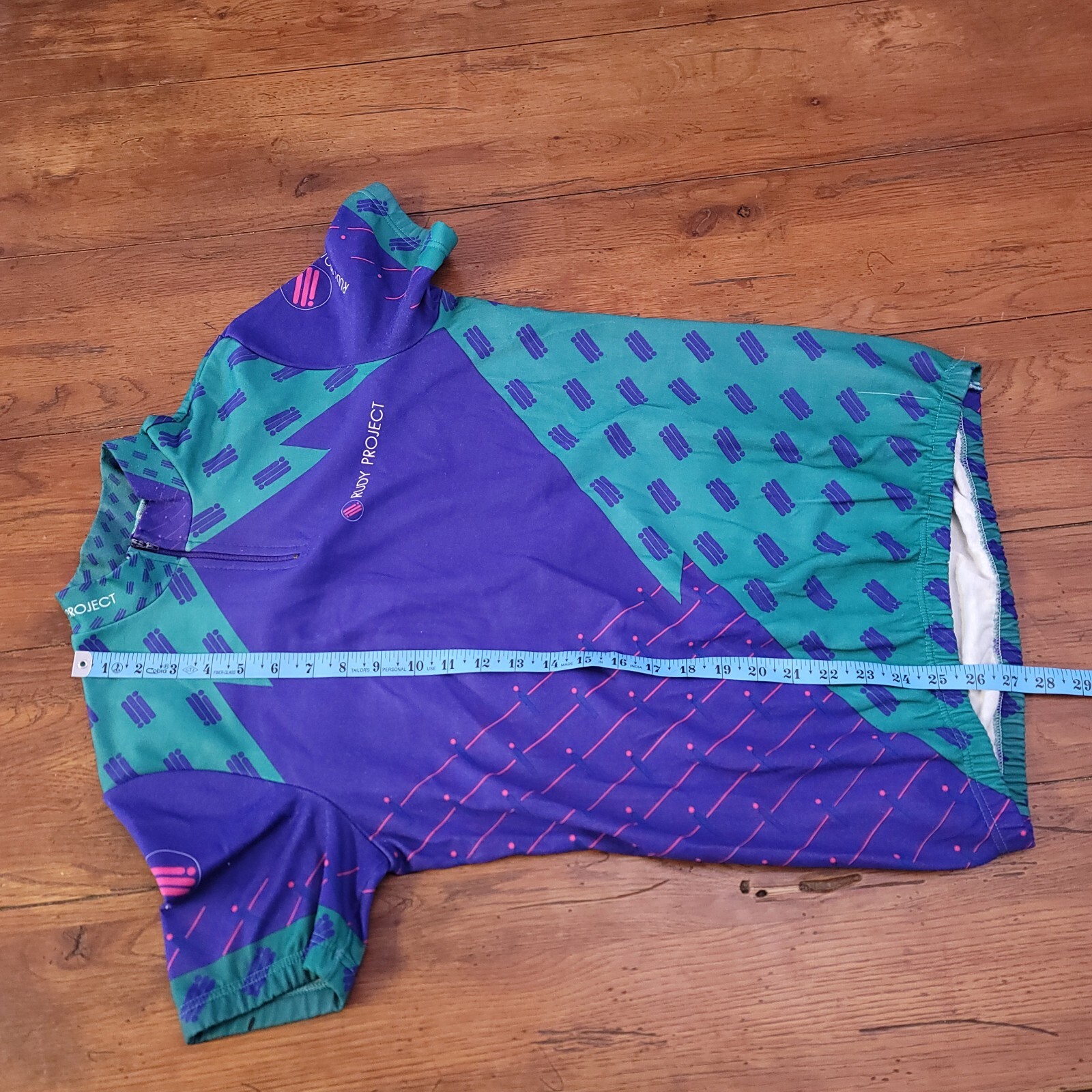 Rudy Project Mens sz 4 (M/L) Cycling Jersey SS Road Bike Pockets Vintage Retro
