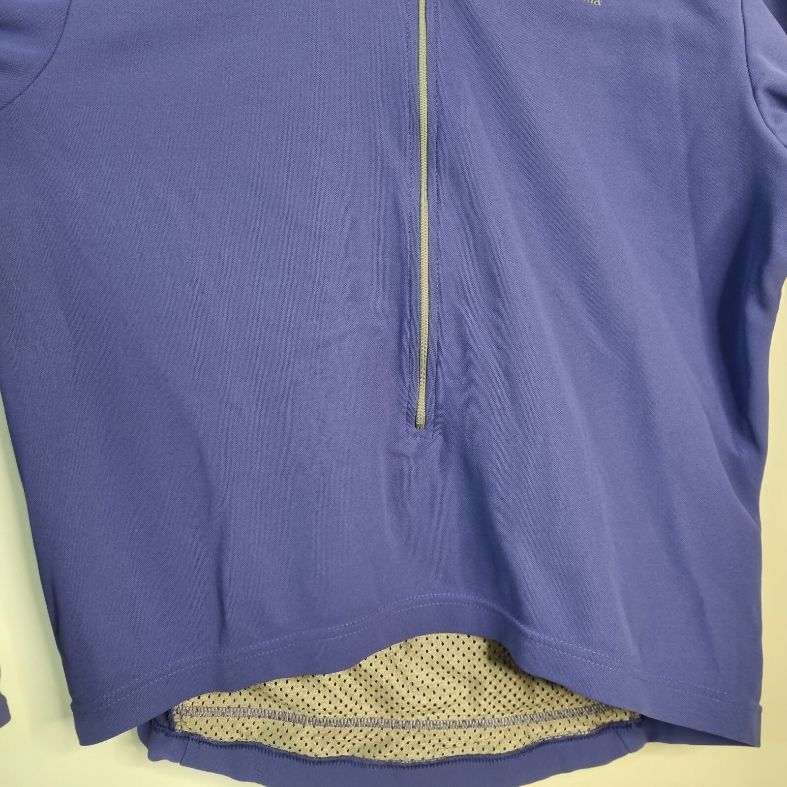 VTG Patagonia Cycling Top Jacket Layer Pullover Purple 1/2 Zip Long Sleeve Men L