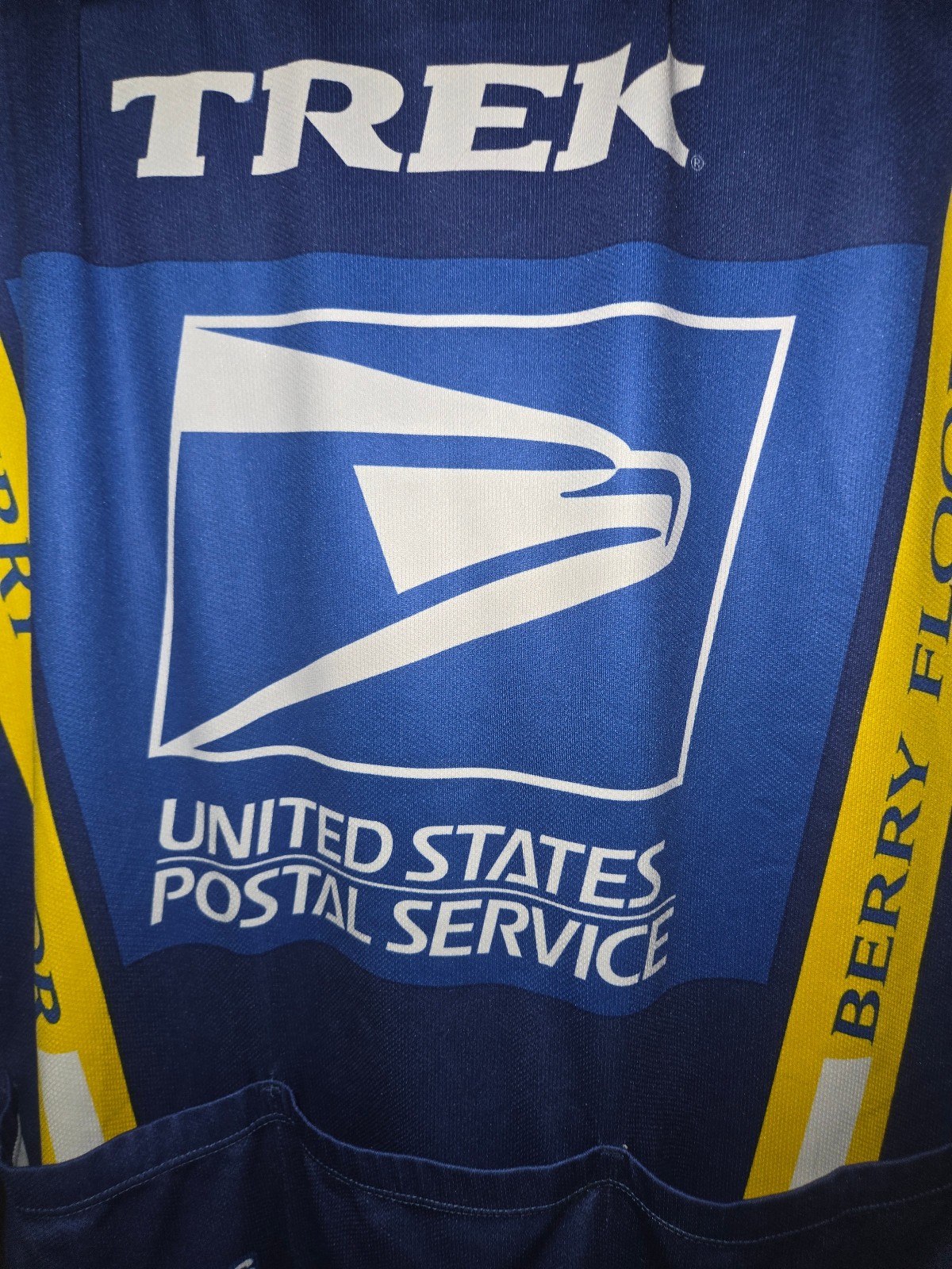 Nike USPS Tour de France Lance Armstrong Team Cycling Jersey Sz XL