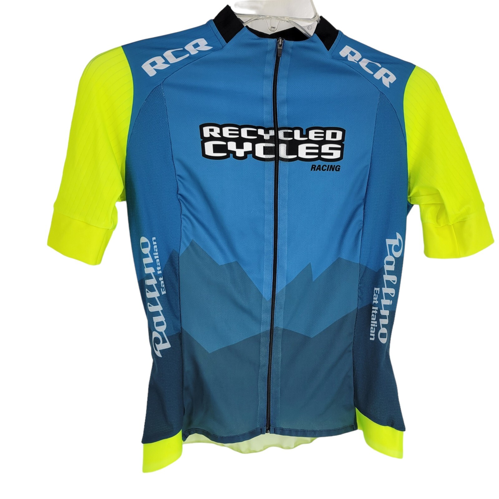 Maillot Pro Womens Multicolor Zip Up Cycling Racing Training Jersey Large