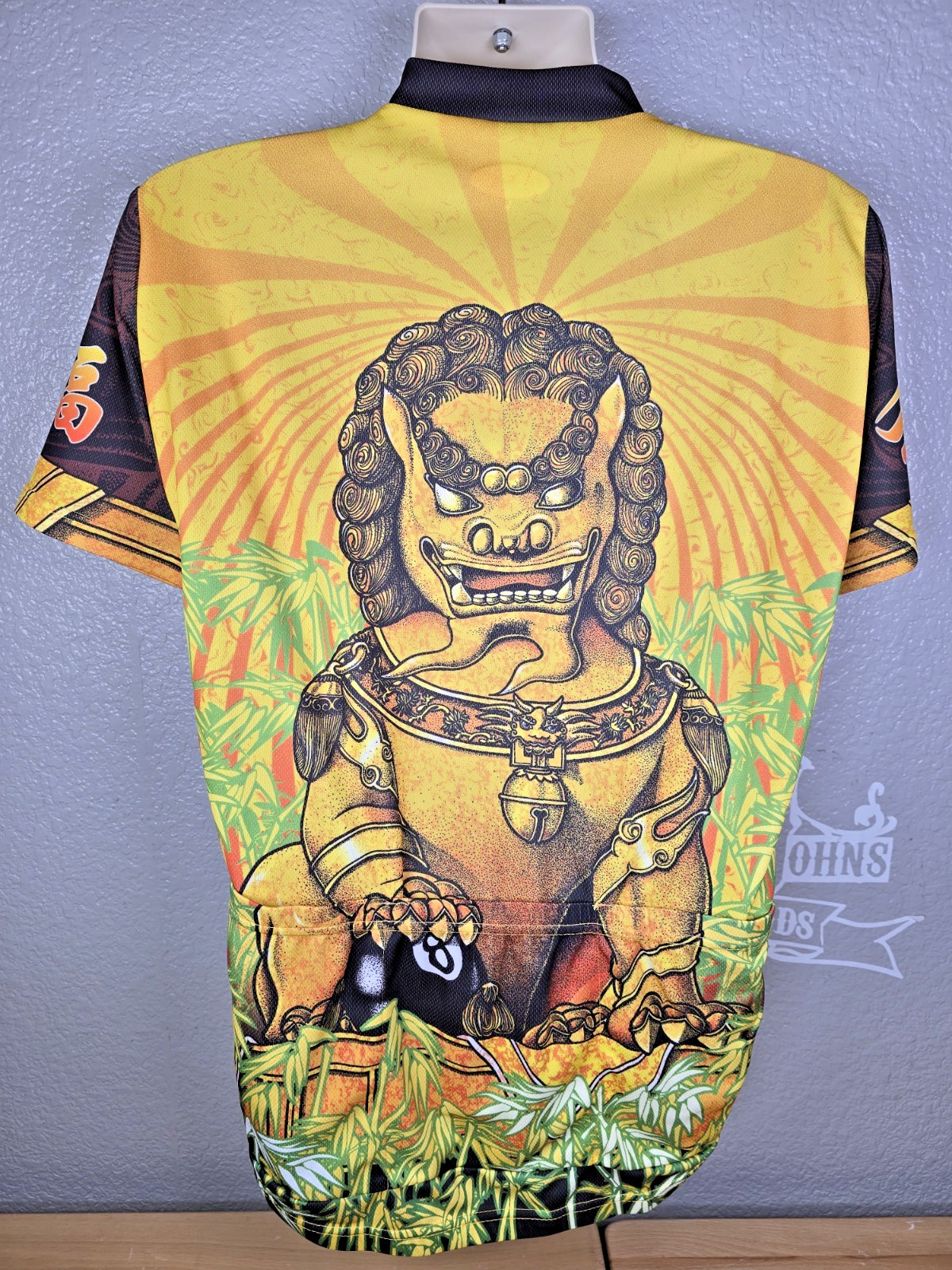 NWT Primal Foo Dog On the Ball Cycling Jersey Men’s Large Club Cut Short Sleeve