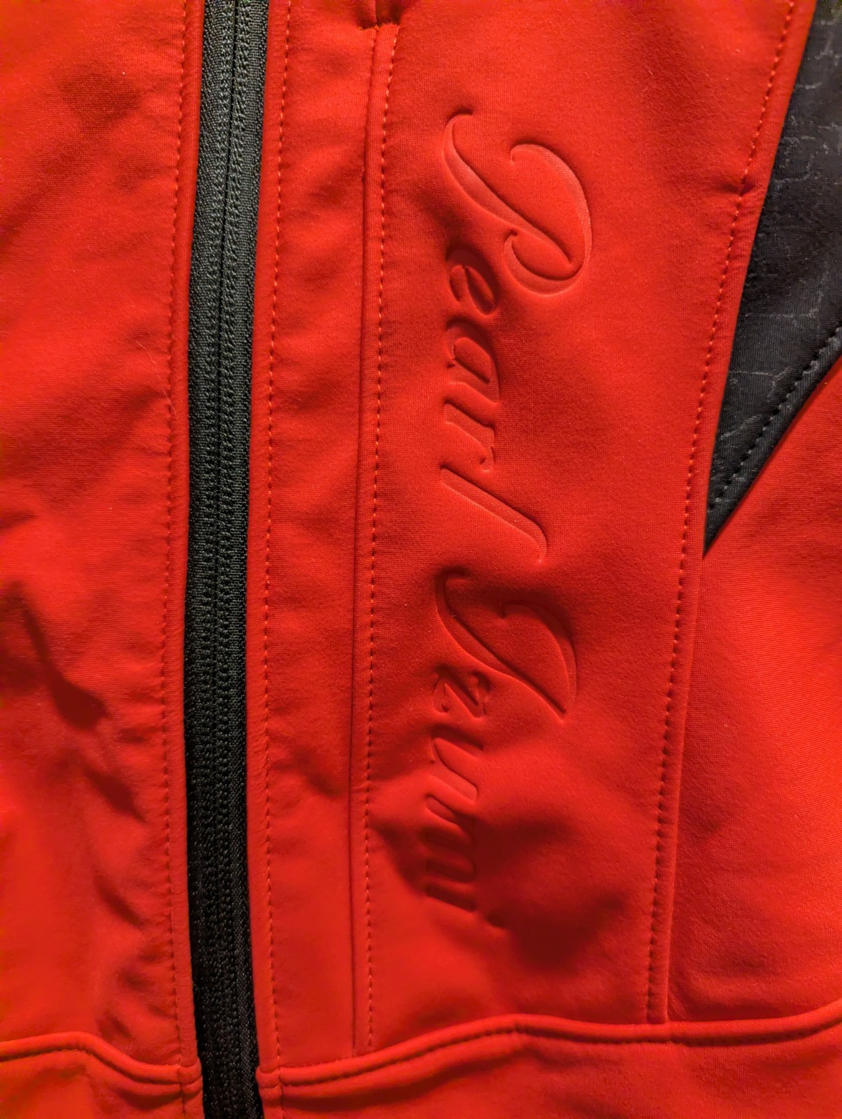 Pearl Izumi PRO 180 Softshell Womens Small Red And Black Full Zip Winter Jacket