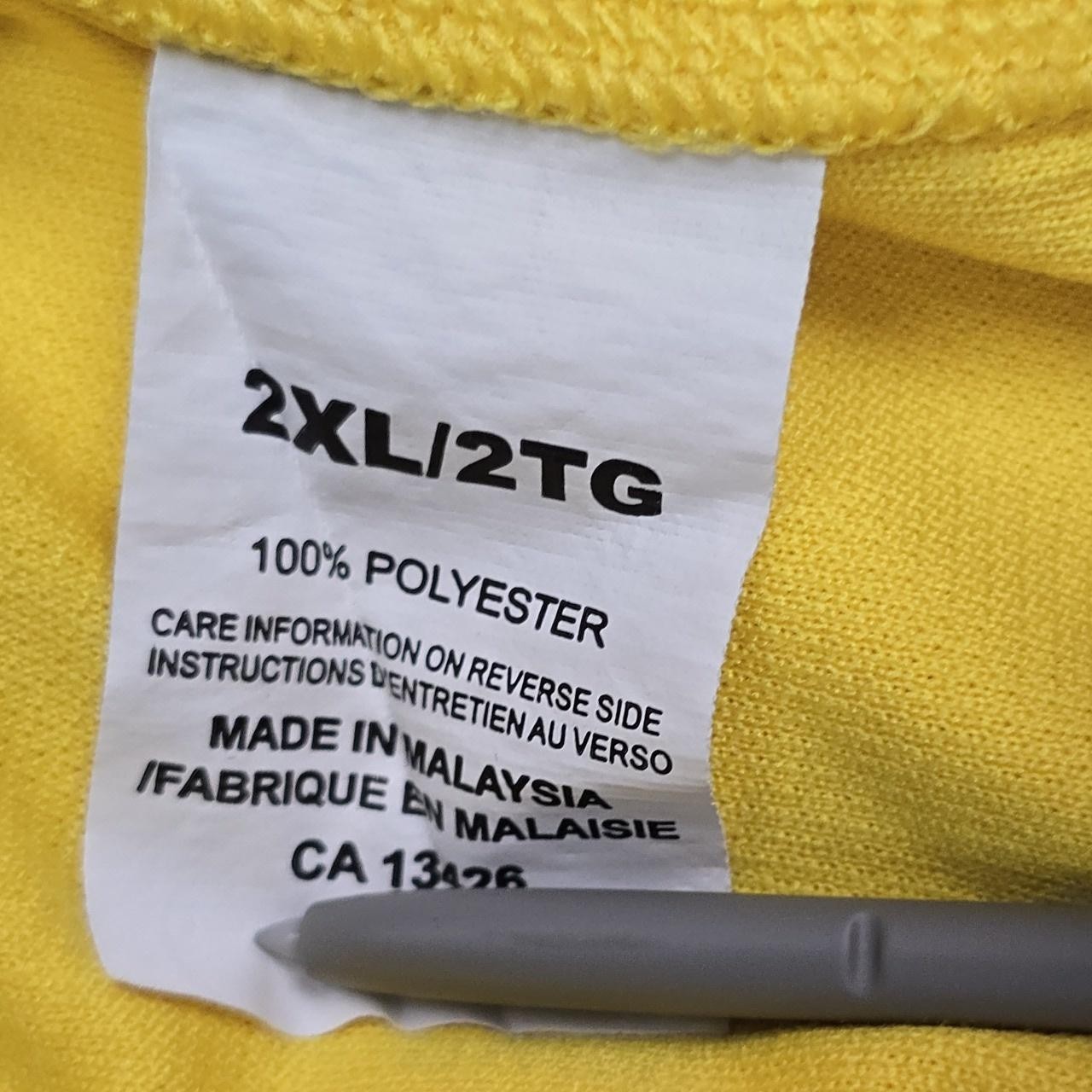 Sugoi Cycling Jersey 2XL Yellow White Short Sleeve Full Zip Polyester Bike Shirt