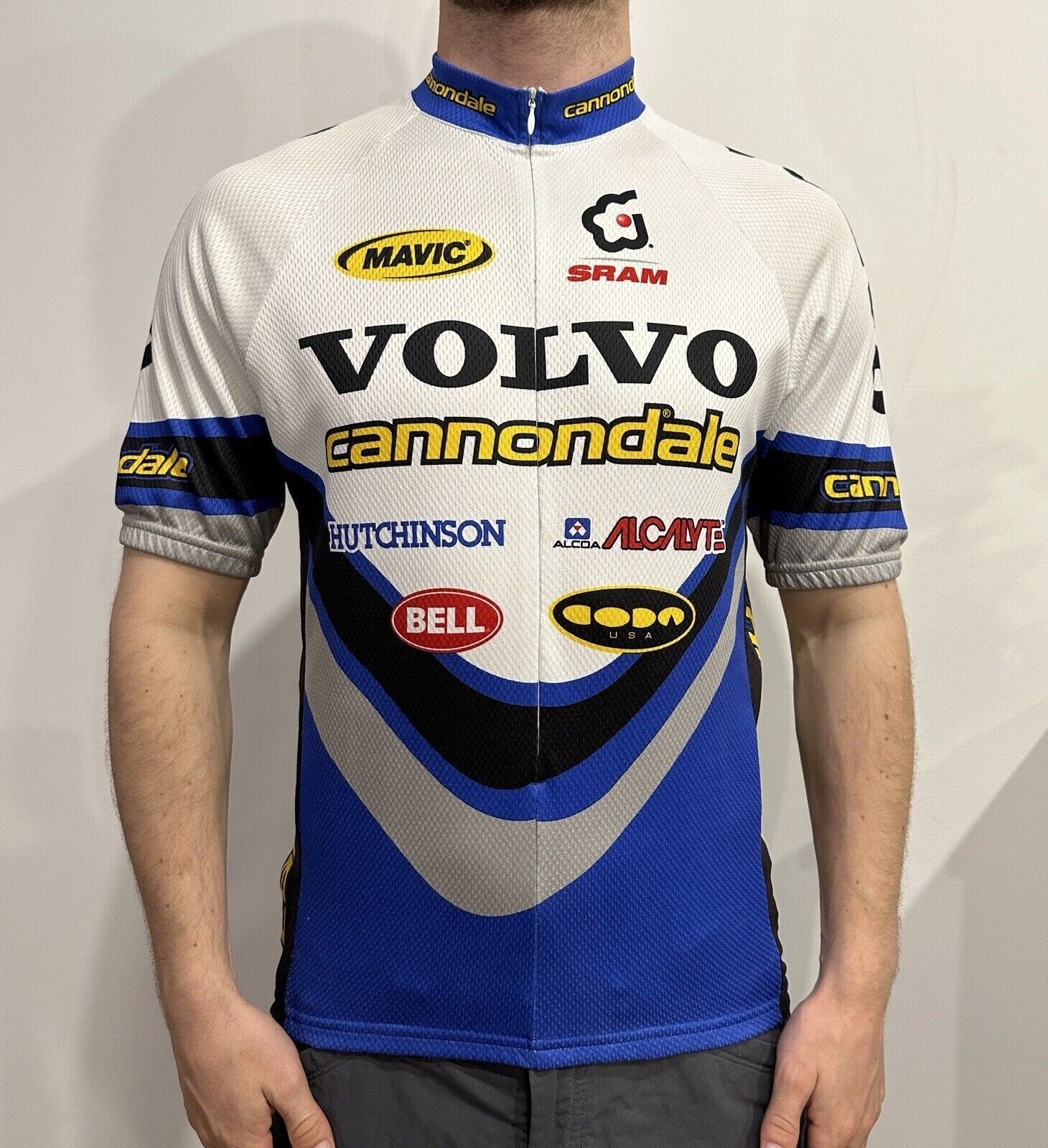 DDP Vintage Volvo Team Cannondale mens cycling jersey Mavic Sram Maglia Eroica