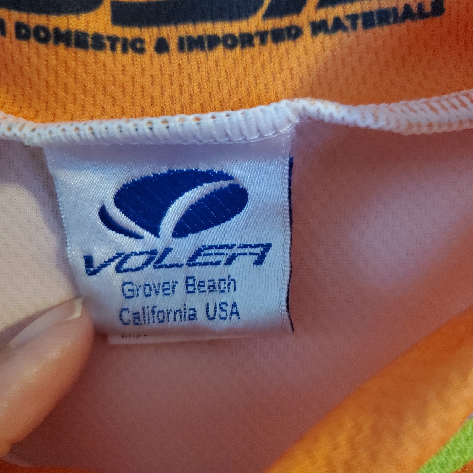 Voler Cycling Jersey Men’s Large Orange Full Zipper