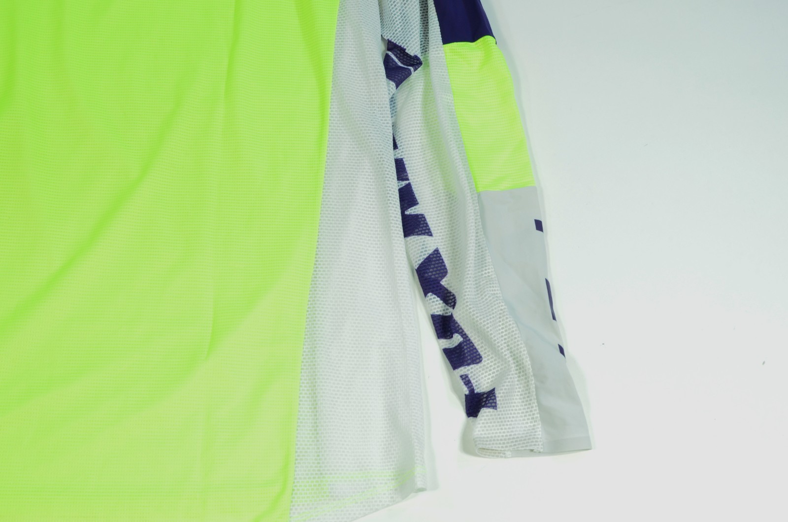 Fox Flexair Racing BMX MTB Long Sleeve Men’s Large White Neon Biking Cycling