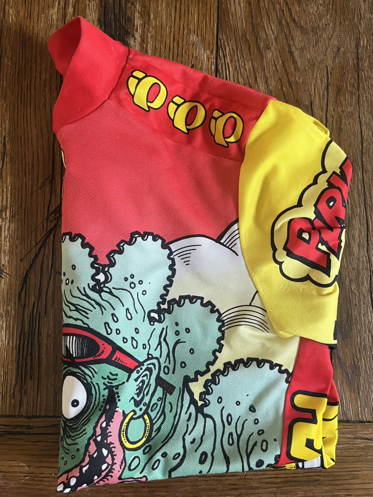 Y2K Vintage Pearl Izumi Men’s Godzilla Cycling Jersey Park It! Gas Pop Art M