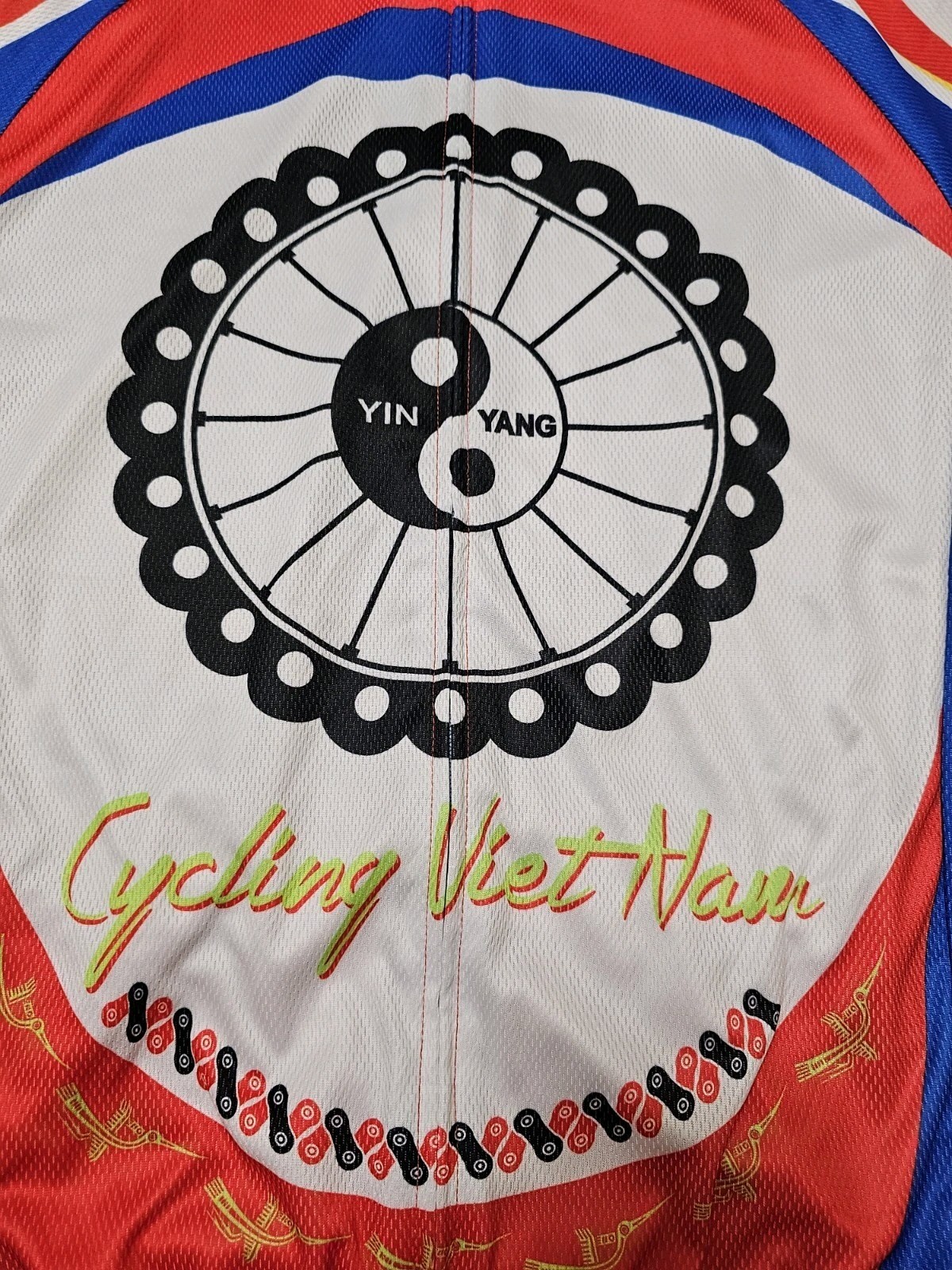 VIETNAM CYCLING JERSEY VELO SHIRT YIN YANG CYCLING JERSEY NEW TAG JERSEY L