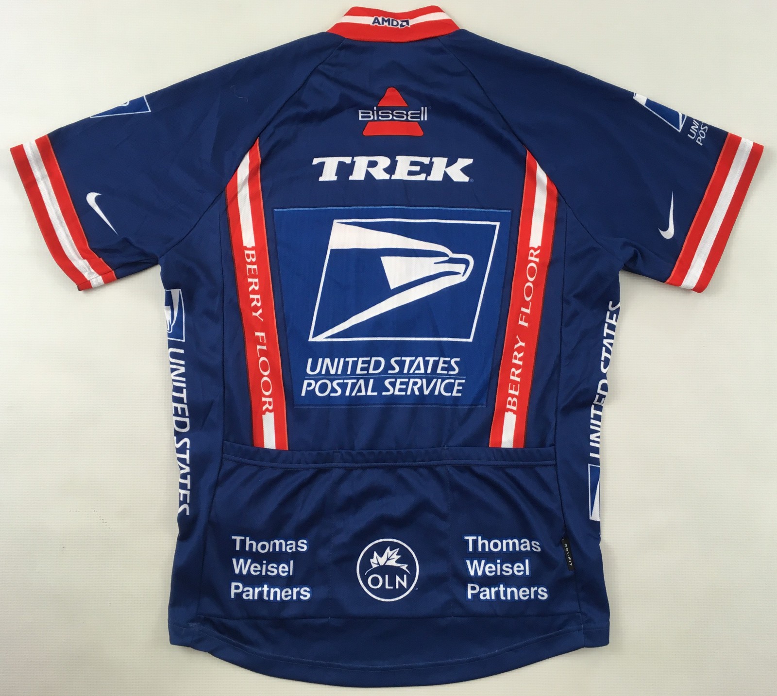 US Postal Service Cycling Team 2001 jersey shirt Nike Lance Armstrong WOMENS L