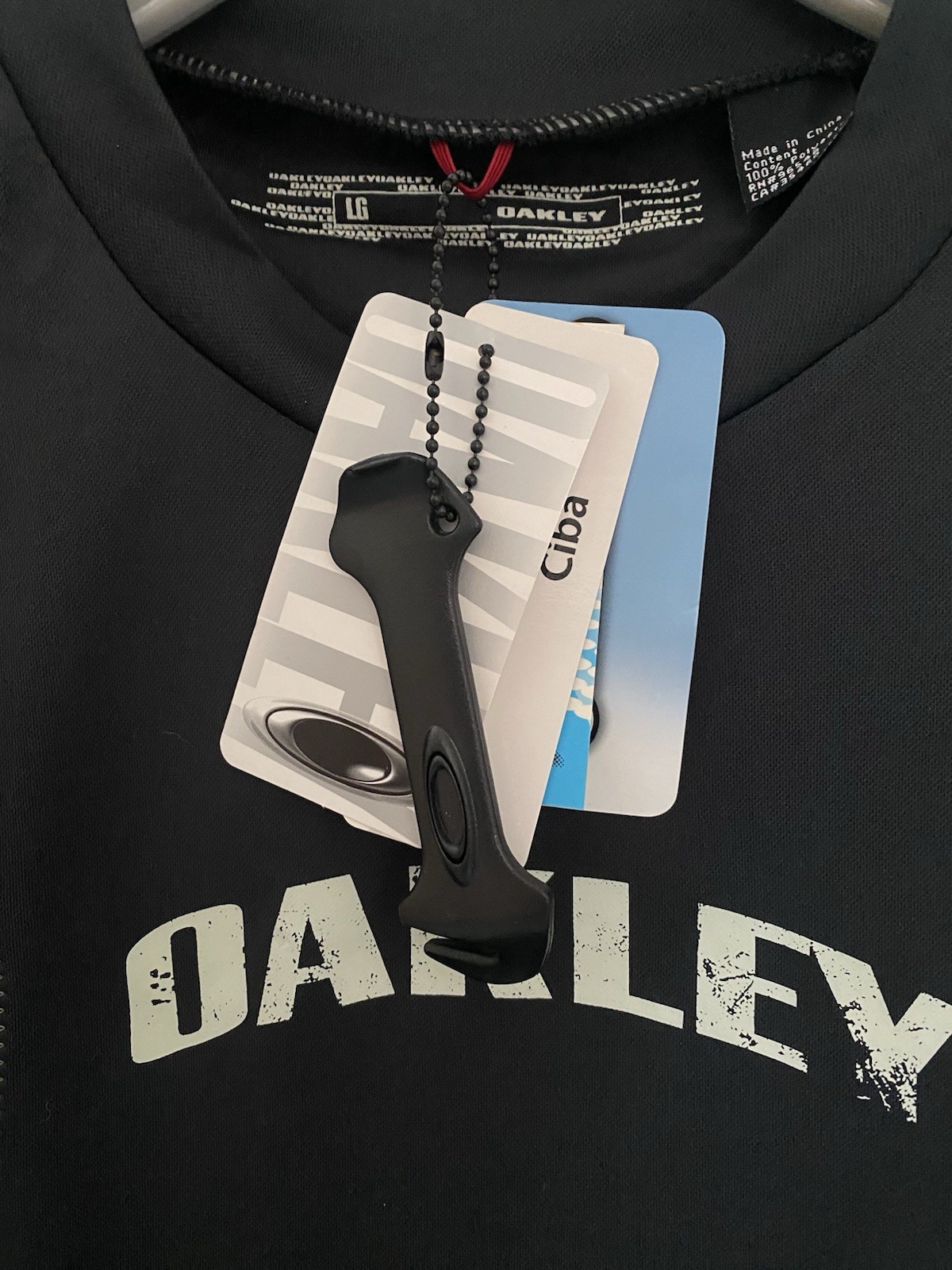 Oakley Rare FATHOM Long Sleeve MTB Jersey Size L NEW/NOS Y2K ERA