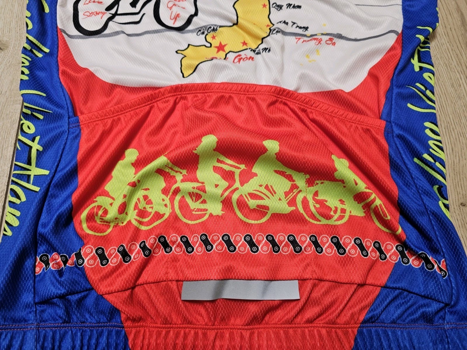 VIETNAM CYCLING JERSEY VELO SHIRT YIN YANG CYCLING JERSEY NEW TAG JERSEY L