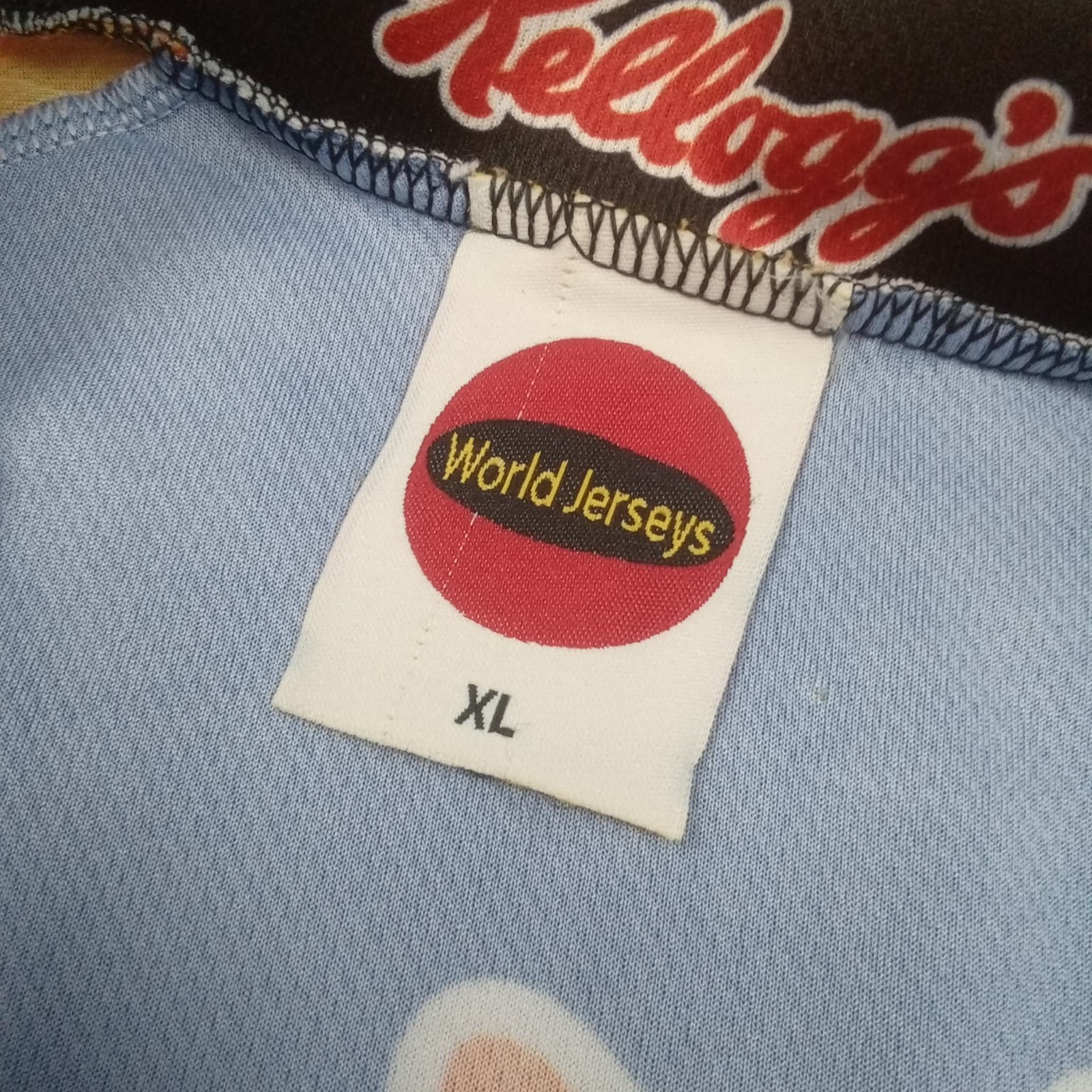 RARE VTG 2006 Kellogg’s Frosted Flakes Tony the Tiger Cycling Jersey — Size XL