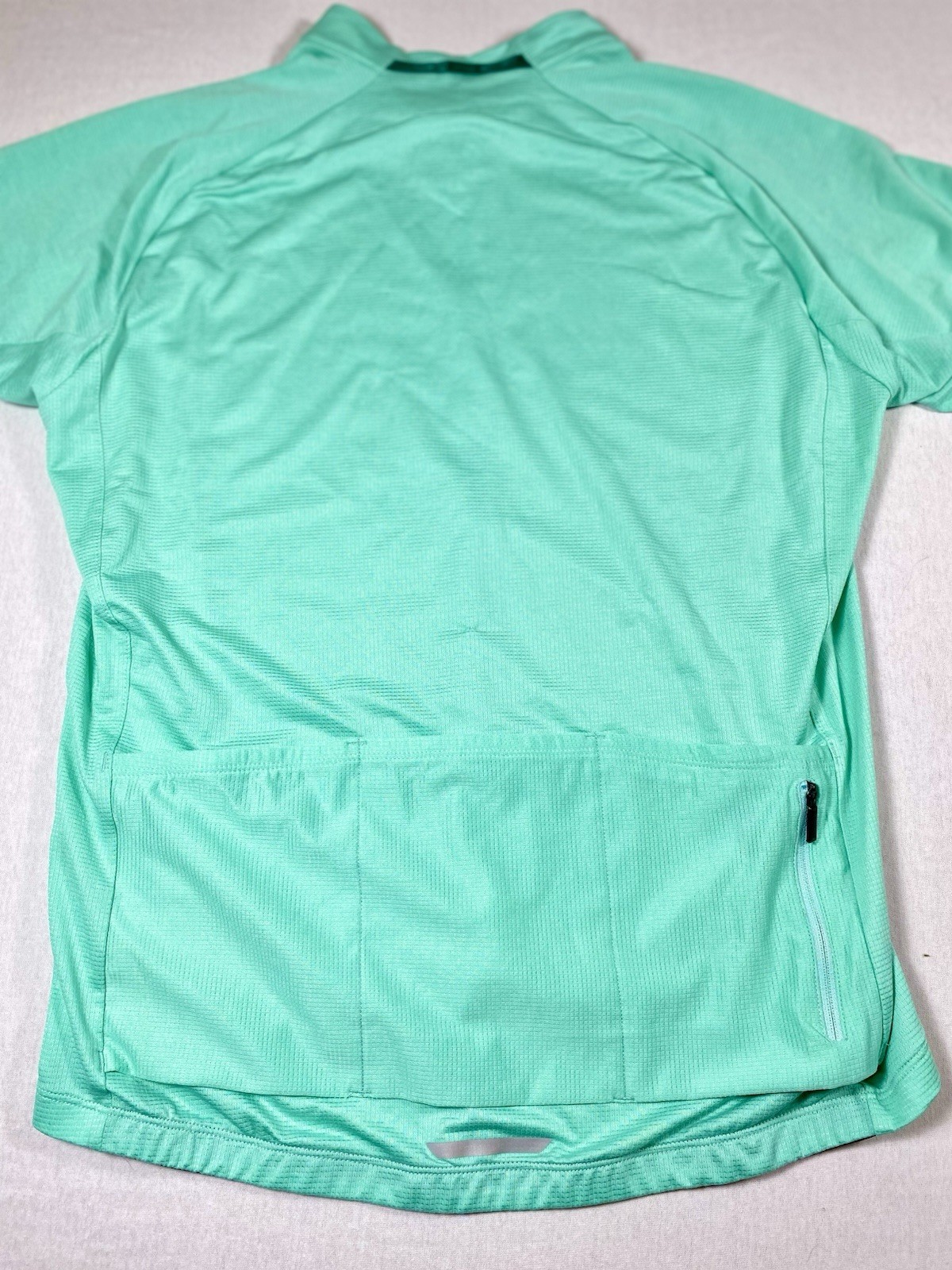 Bontrager Circuit Men’s Cycling Jersey L Fitted Full Zip Pockets Mint Green