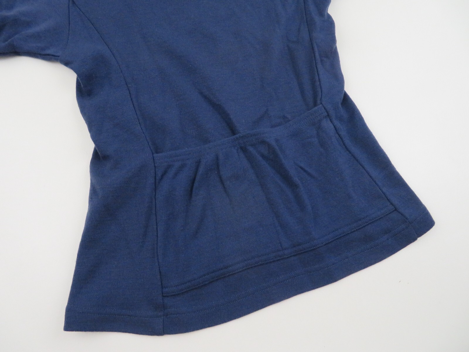 Vintage 90s Y2K Swobo Merino Wool Cycling Bike Jersey Mens Medium Blue USA Made