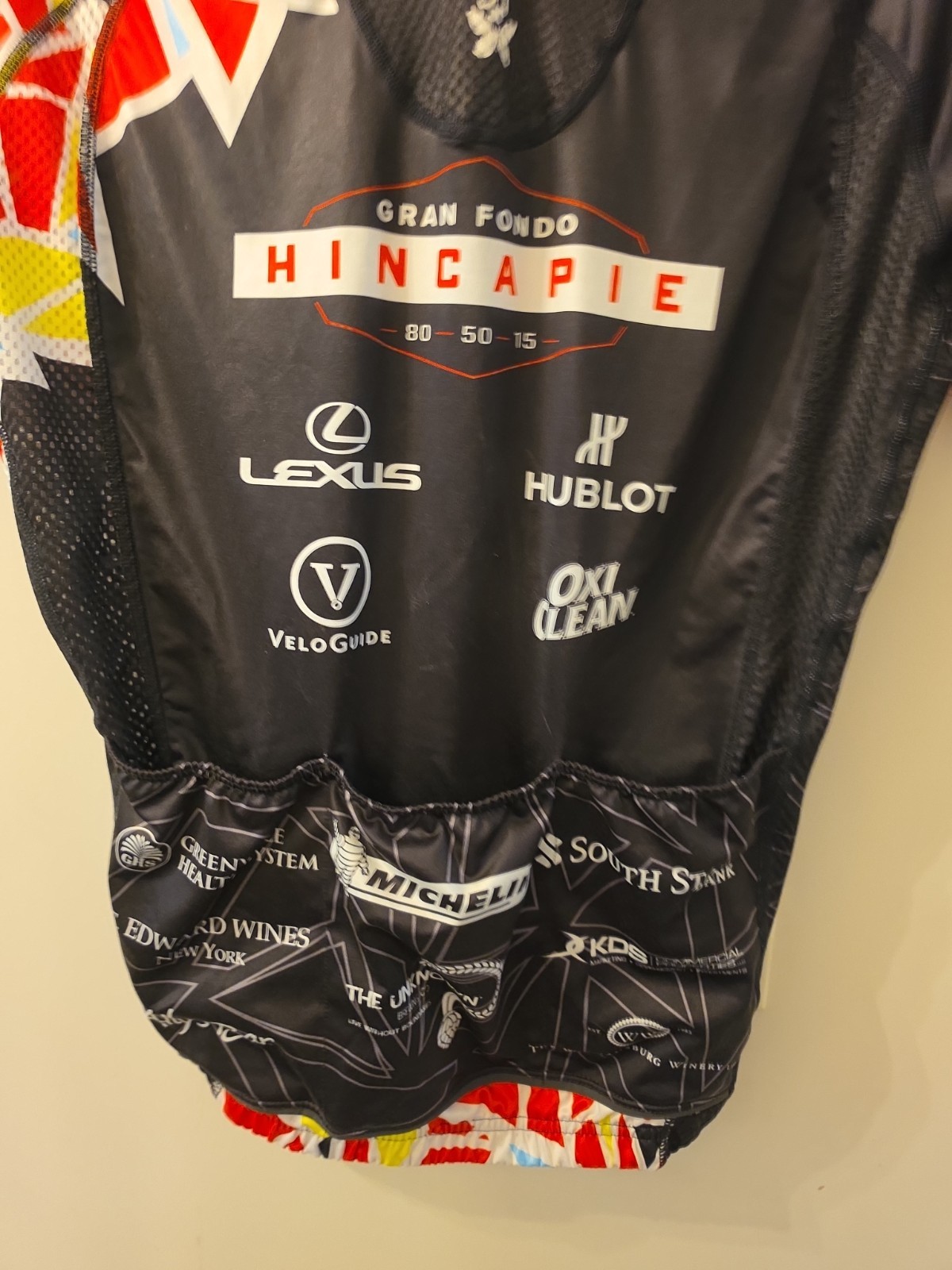 Hincapie Full Zip Short Sleeve Cycling Shirt Size Medium