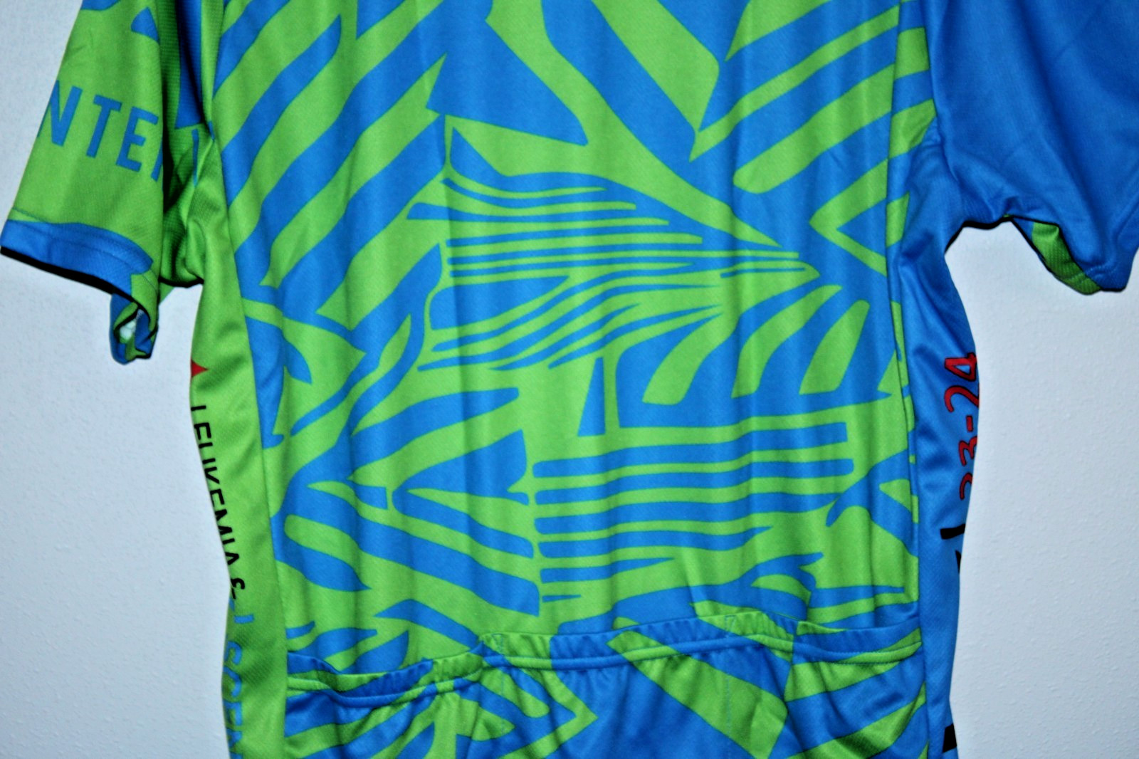 Primal Men’s Cycling Jersey Large Rear Pockets 46″ Chest 25/30″ T2B Activewear ~