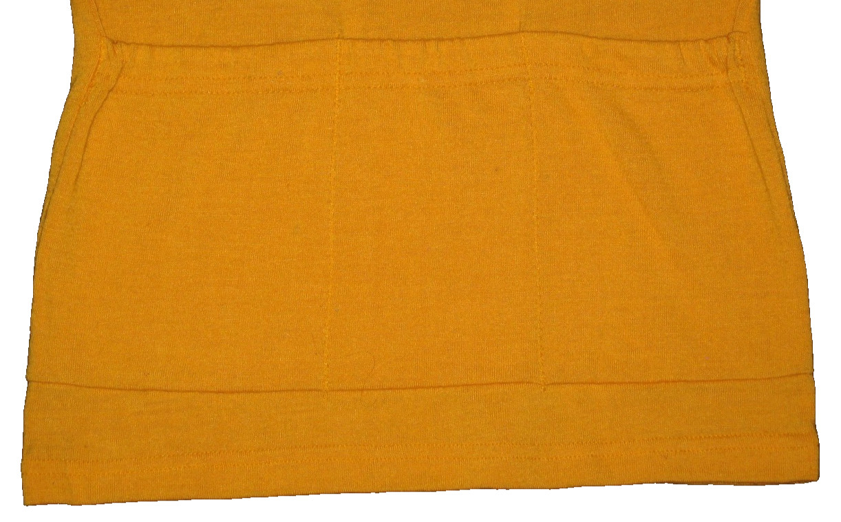 LN VtG 80s KUCHARICK Cycling Long Jersey White/Gold Wool Blend Back Pockets S-M