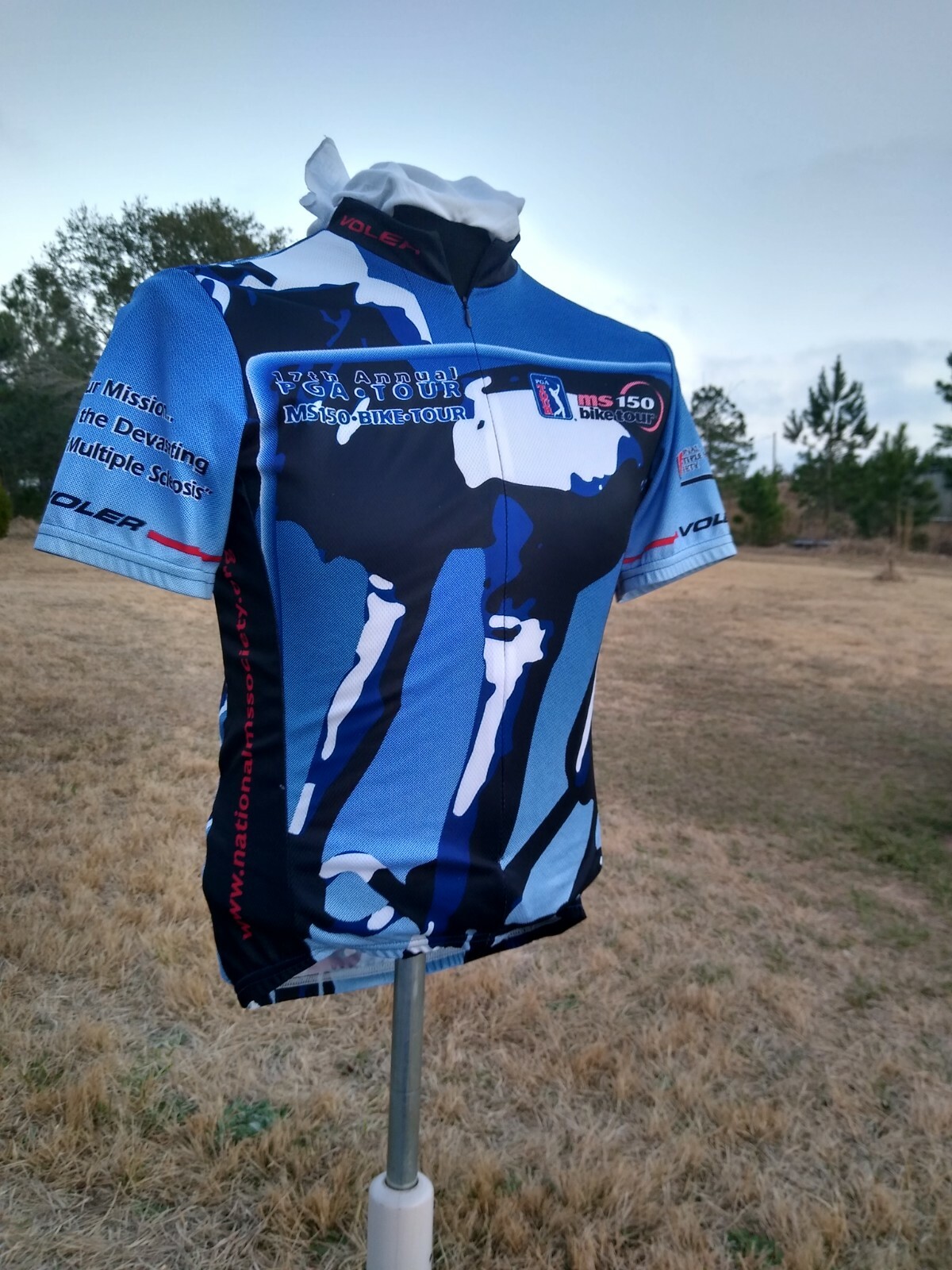 Vintage Voler cycling shirt – sz “S” – PGA Tour MS 150 Bike Tour 17th annual
