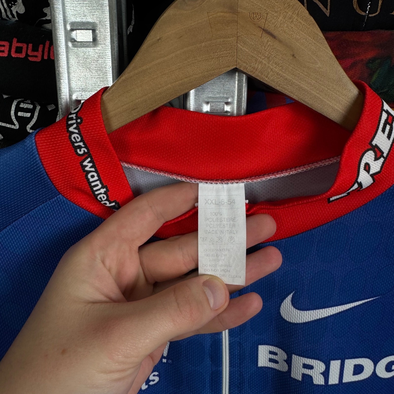 USPS TREK NIKE CYCLING JERSEY MADE IN ITALY VISA YAHOO BRIDGE 1/2 ZIP SIZE XXL