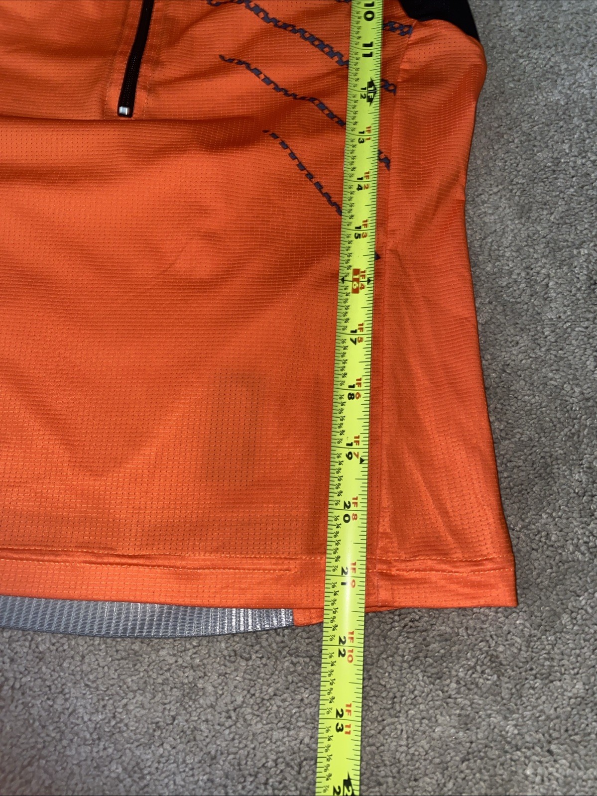 Castelli Free Tri Top Sleeveless Jersey Youth Large Orange Cycling Bike
