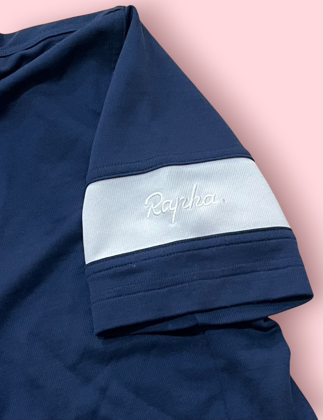 Rapha Classic Mens Cycling Jersey (Navy Blue / White)