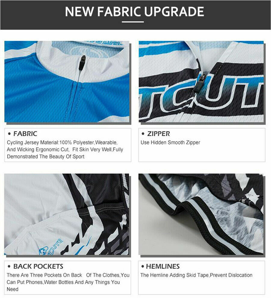 Mens Team Cycling Short Sleeve Jersey Cycling Jerseys RIDING TOPS BICYCLE JERSEY