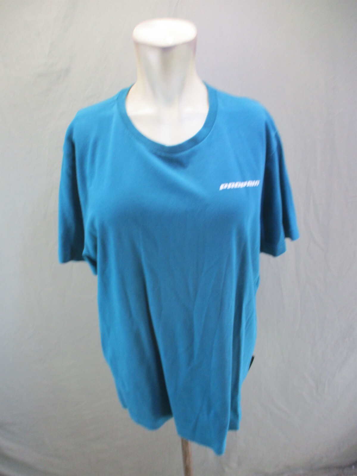 PROPAIN Size L Womens Blue 100% Cotton Round Neck Short Sleeve Cycling Top 029