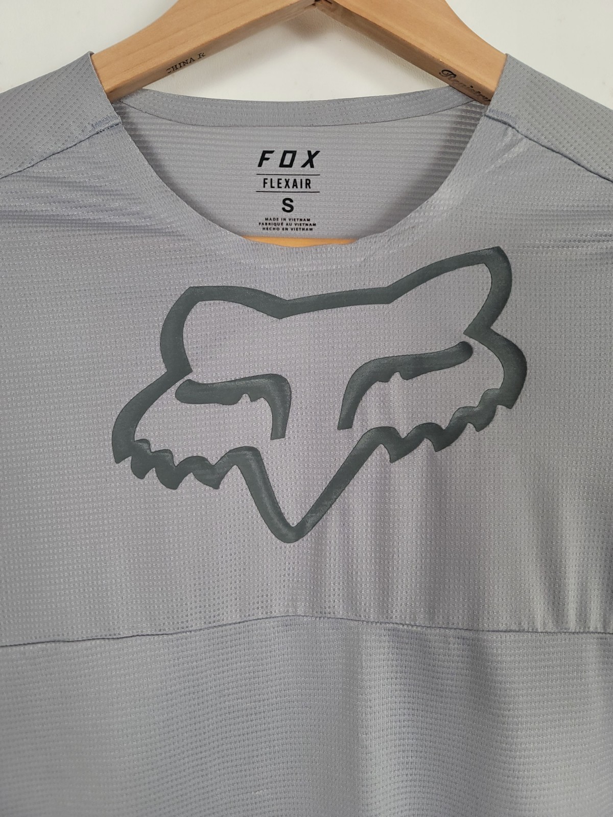 Fox Racing Flexair Lunar Long Sleeve L/S Jersey Light Grey Dirt Bike MTB Small