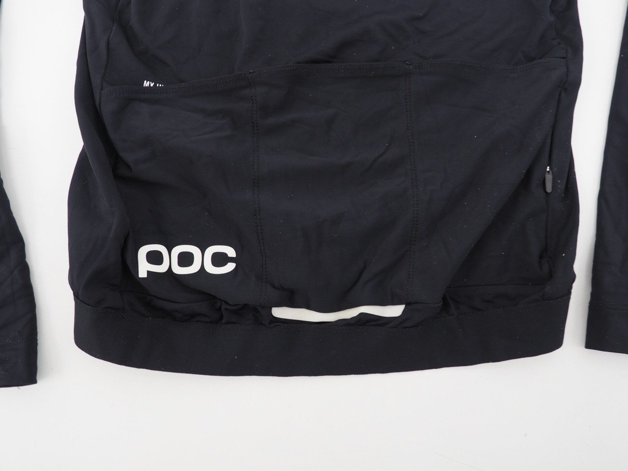 POC Men’s Long Sleeve Full Zip Cycling Jersey Size Small Black