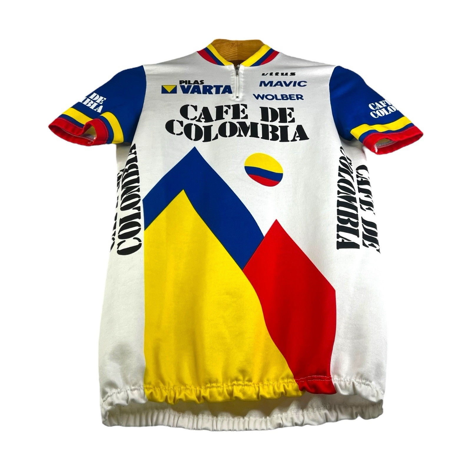 VTG Café de Colombia Cycling Jersey 100% Polyester Made In Italy