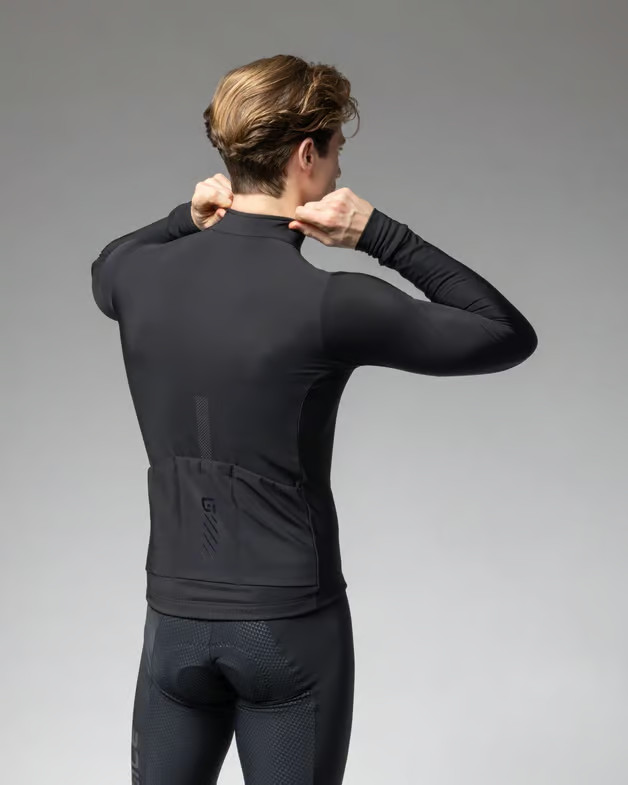 ALE PRAGMA FONDO 3.0 LONG SLEEVE CYCLING JERSEY – WINTER THERMAL –SILICONE WAIST